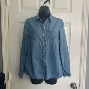 The Limited Light Blue Denim Shirt - size S